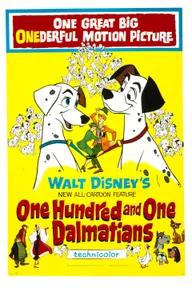 Movie poster of One Hundred and One Dalmatians