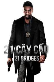 Movie poster of 21 Bridges