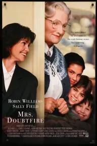 Movie poster of Mrs. Doubtfire