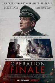 Movie poster of Operation Finale