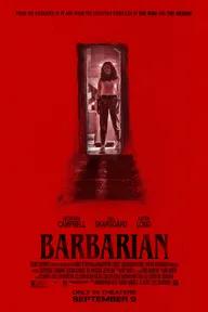 Movie poster of Barbarian