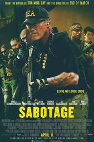 Movie poster of Sabotage