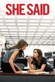 Movie poster of She Said