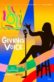 Movie poster of Giving Voice